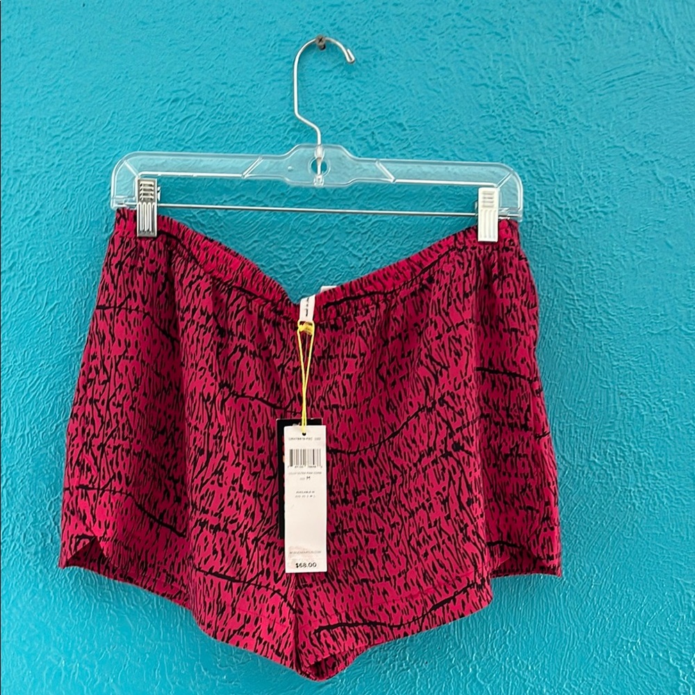 Women's Pink Patterned Shorts